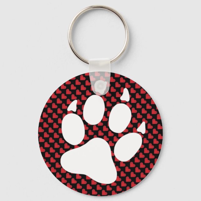 junger träumender Wolf Schlüsselanhänger Keychain (Front)