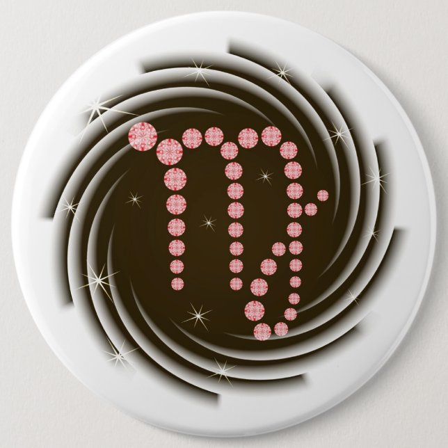 Jungfrau 23. August bis 23. September Buttons (Front)