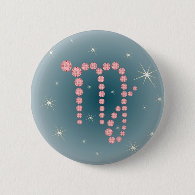 Jungfrau 23. August bis 23. September Buttons (Front)