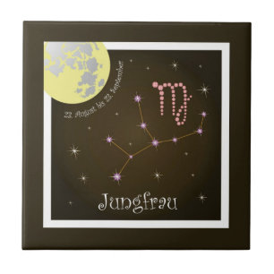 Jungfrau 23 August to 23 September Phototile Ceramic Tile