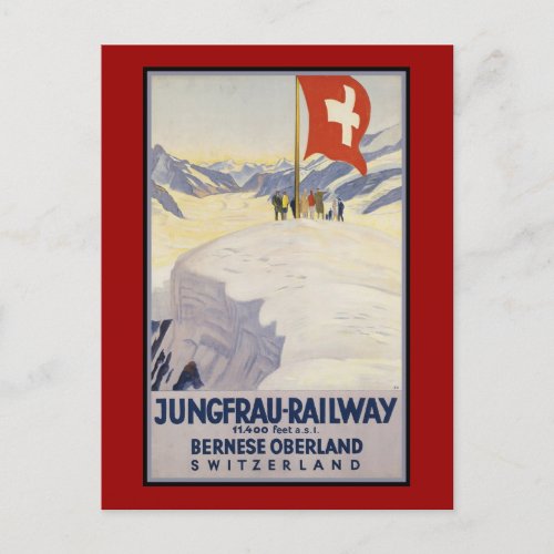 Jungfrau_Railway Bernese oberland Postcard