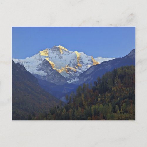 Jungfrau range from Interlaken Postcard