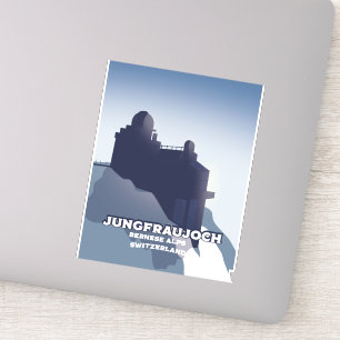Jungfraujoch, Jungfraujoch Bernese Alps Sticker