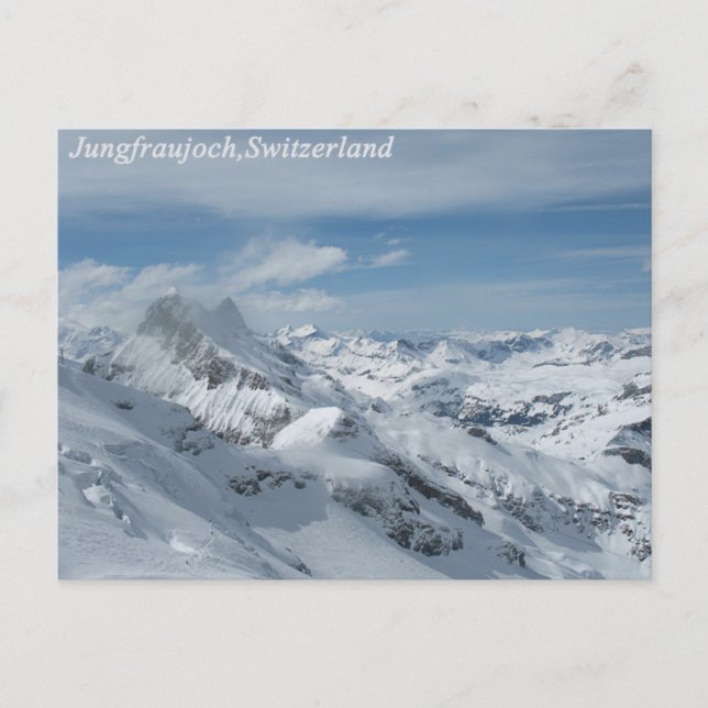 Jungfraujoch,Switzerland Postcard (Front)