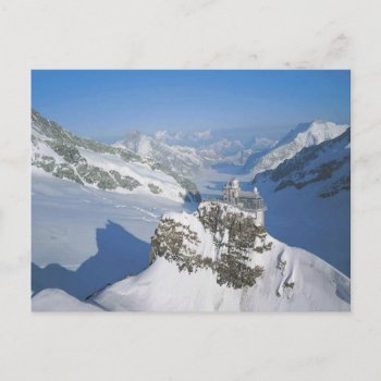 Jungfraujoch  The Top Of Europe Postcard by PigeonPost at Zazzle