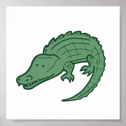 Jungle Alligator Tiny Print