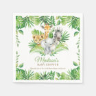 Jungle Animal Safari Greenery Neutral Baby Shower