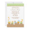 Jungle Animal Train Invitations