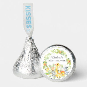 Jungle Animals Baby Shower Thank You Hershey®'s Kisses®