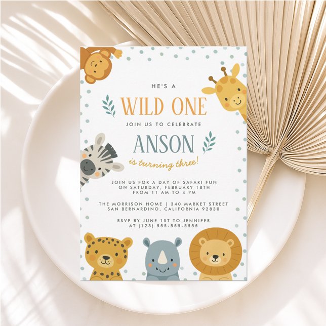 Jungle Animals Birthday Invitation (Creator Uploaded)