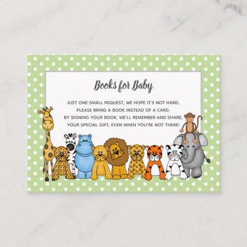 Jungle Animals Books for Baby request Enclosure Ca
