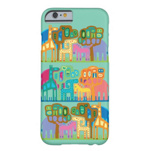 Jungle animals barely there iPhone 6 case