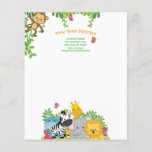 Jungle Animals Child Daycare Business Letterhead<br><div class="desc">Cute jungle animals child daycare babysitter business letterhead paper.  See collection of other matching products below. Personalize this with your own business information to make it your own!</div>