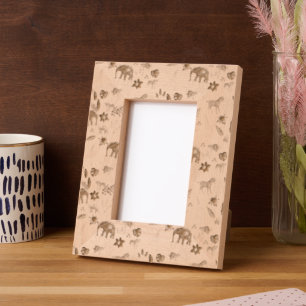 Jungle Animals Engraved Frames