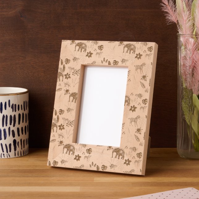 Jungle Animals Engraved Frames (Left)
