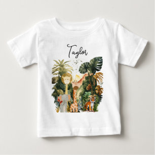 Jungle Animals Exotic Safari Dream Baby T-Shirt