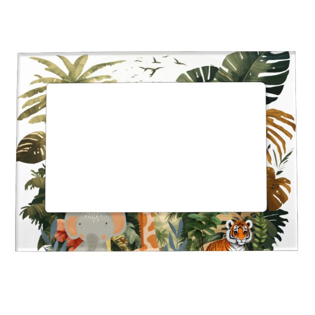 Jungle Animals Exotic Safari Dream Magnetic Frame (Front)