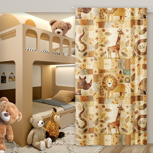 Jungle Animals Kids Bedroom   Blackout Curtains