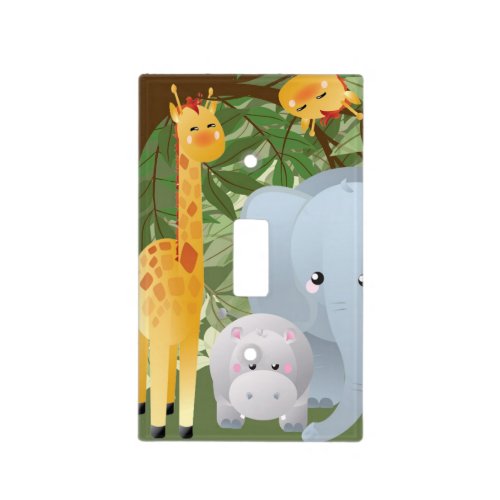 Jungle Animals Light Switch Cover