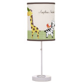 Jungle Animals Nursery Lamp (Front)