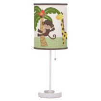 Jungle Animals Nursery Lamp