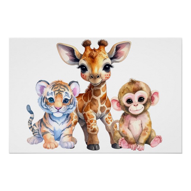 Jungle Animals  Poster (Front)