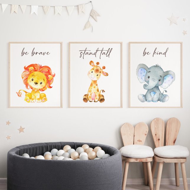 Jungle Animals, Safari Animals, Quotes Wall Art Sets (Creator Uploaded)