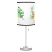 Jungle Animals Safari Cute Nursery Baby Boy Table Lamp (Left)