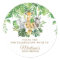 Jungle Animals Safari Greenery Thank You Favor 