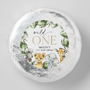 Jungle Animals, Safari, Wild One, First Birthday Dipped Oreo Cookie Favors