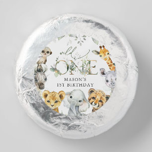 Jungle Animals, Safari, Wild One, First Birthday Dipped Oreo Cookie Favors