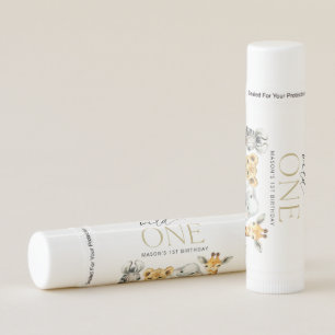 Jungle Animals, Safari, Wild One, First Birthday Lip Balm