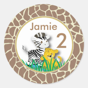 Jungle Animals Stickers
