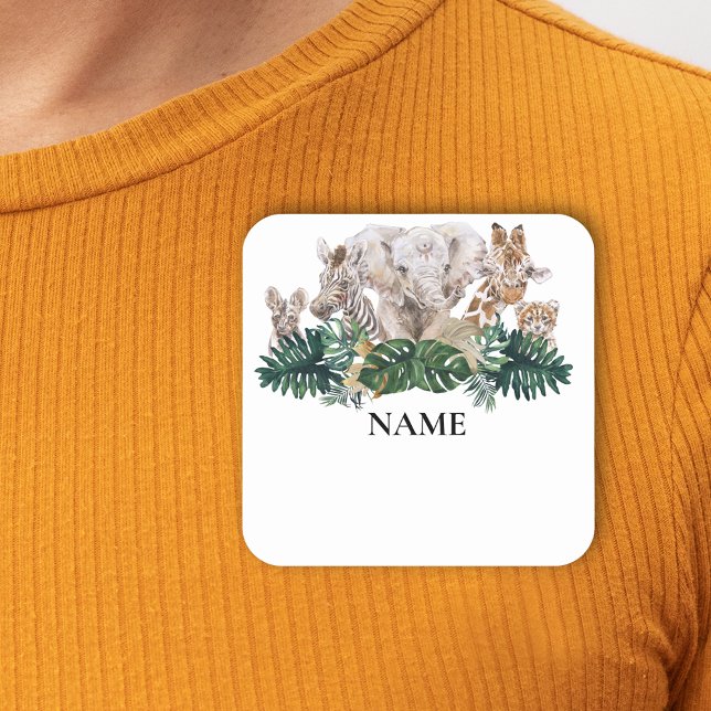 Jungle Babies Safari African name Tag (Creator Uploaded)