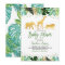 Jungle Baby Shower Invitation Tropical Baby Shower