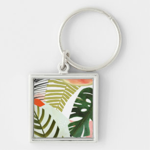 Jungle Beat Tropical Greenery Keychain