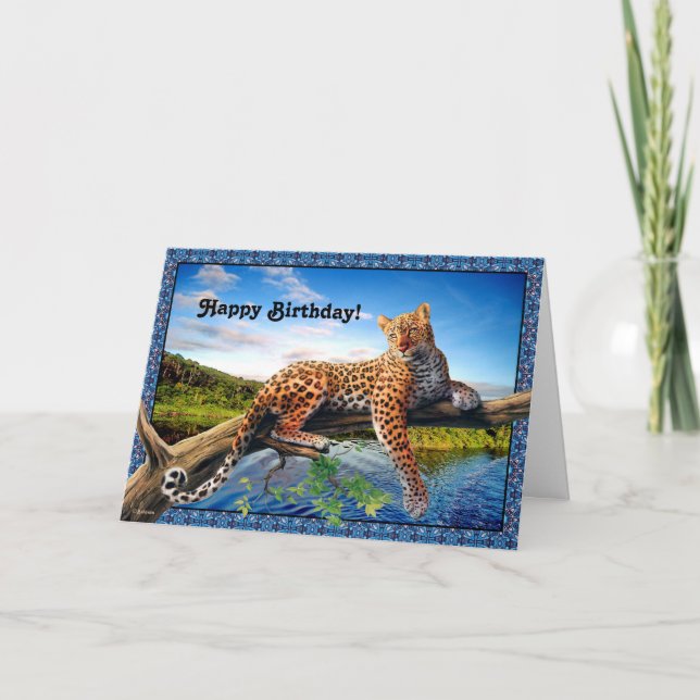 Jungle Beauty Occasion Card (Front)