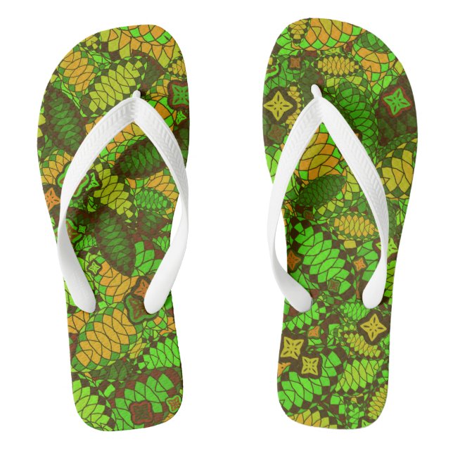 Jungle Boogie Flip Flops (Footbed)