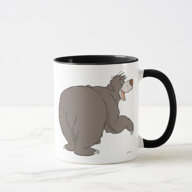 Jungle Book Baloo bear dancing  "follow me friend" Mug (Right)