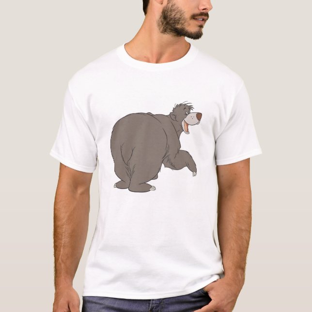 Jungle Book Baloo bear dancing  "follow me friend" T-Shirt (Front)