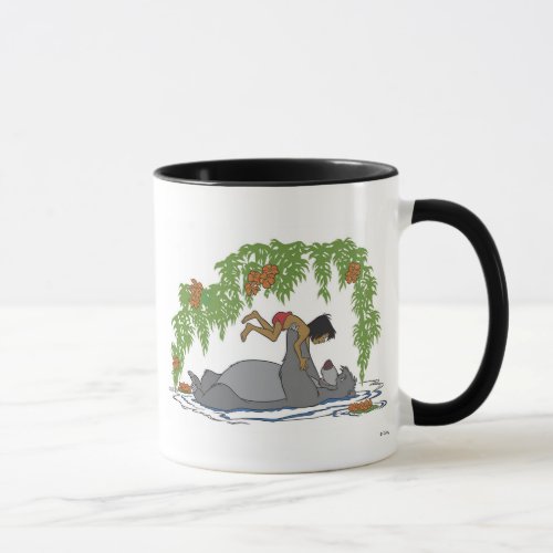 Jungle Book Baloo holding up Mowgli  Disney Mug