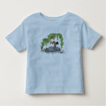 Jungle Book Baloo Holding Up Mowgli  Disney Toddler T-shirt at Zazzle