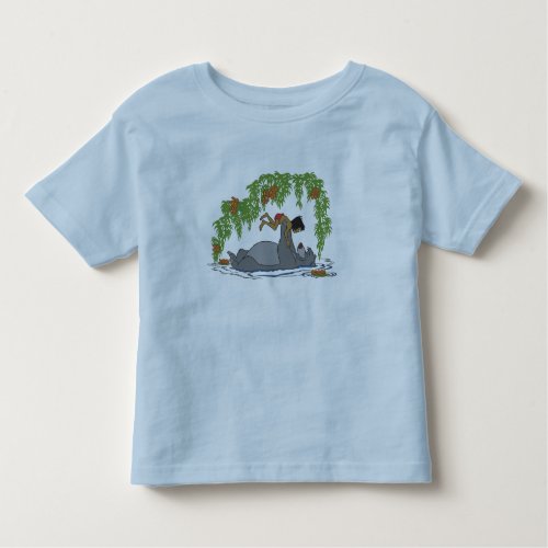 Jungle Book Baloo holding up Mowgli  Disney Toddler T_shirt