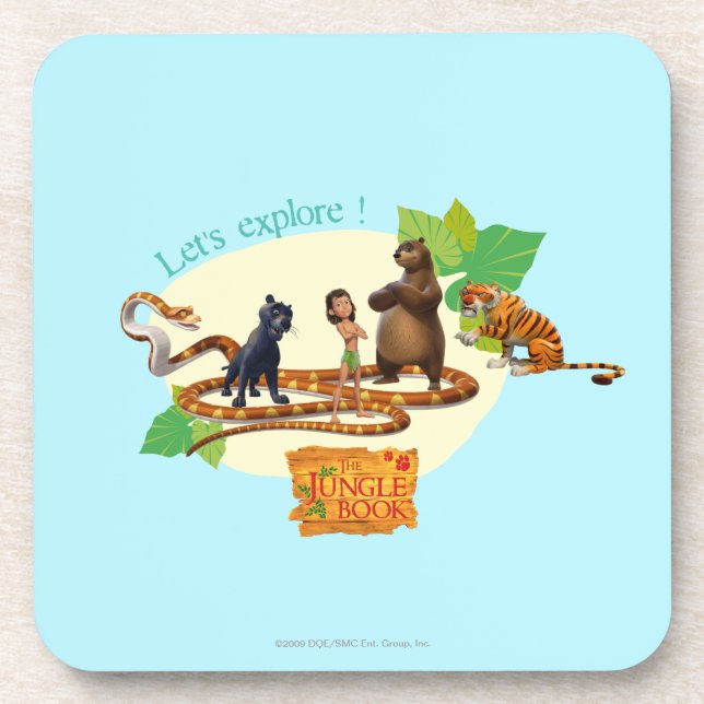 Jungle Book Group Shot 4 Drink Coaster (Front)