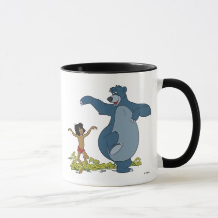 Jungle Book Mowgli And Baloo Dancing Disney Mug