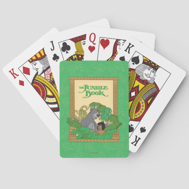 Jungle Book - Mowgli and Baloo Poker Cards (Back)