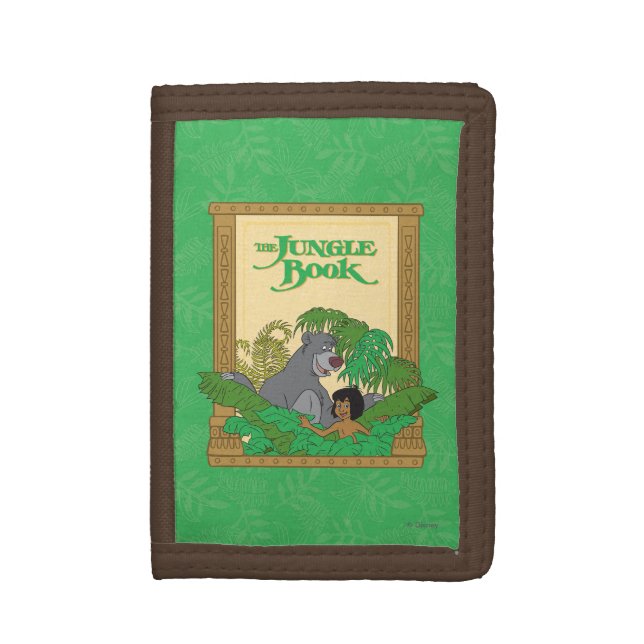 Jungle Book - Mowgli and Baloo Tri-fold Wallet (Front Vertical)