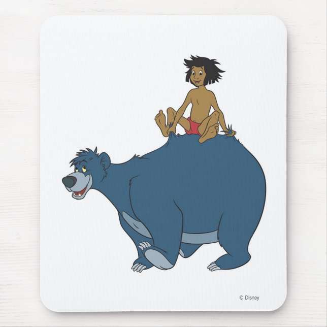Jungle Book Mowgli Baloo Disney Mouse Pad (Front)