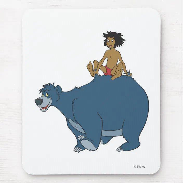 Jungle Book Mowgli Baloo Disney Mouse Pad Zazzle Com