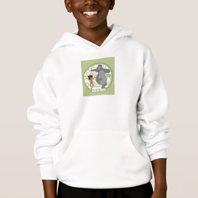 Jungle Book Mowgli & Baloo "Just Us Bears" Disney Hoodie (Front)